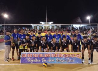 Semi Open Bola Voli Kades Ujung Batu Timur CUP II Kembali Digelar, Raih Hadiah Hingga Puluhan Juta Rupiah