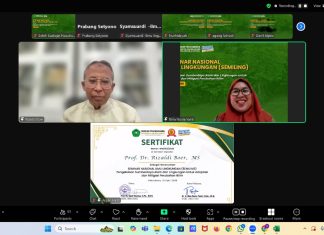Seminar Nasional Ilmu Lingkungan 2025, Ikhtiar Akademik Menjawab Tantangan Perubahan Iklim