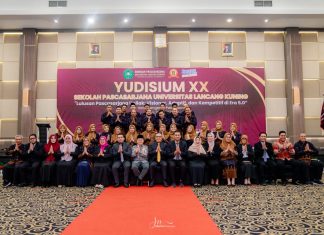 Yudisium Terbesar Sepanjang Sejarah Sekolah Pascasarjana Unilak, 285 Lulusan Dikukuhkan dengan Khidmat
