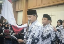 PGRI Rohul Dikukuhkan, Berikut Pesan Wabup