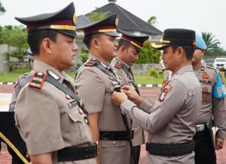 Penyegaran Jajaran, Kapolres Rohul Mutasi Beberapa Kapolsek