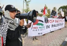 Kecam Genosida Israel, Free Palestine Network Gelar Aksi di Pekanbaru