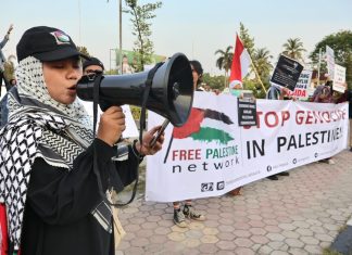 Kecam Genosida Israel, Free Palestine Network Gelar Aksi di Pekanbaru