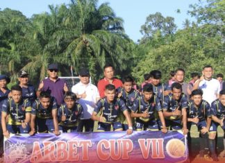 Dukung Dunia Olahraga, Wabup Rohul Buka Turnamen Mini Soccer Arbet Cup