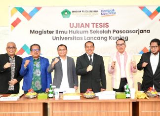 Kapolresta Pekanbaru Raih Gelar Magister Ilmu Hukum di Sekolah Pascasarjana Unilak