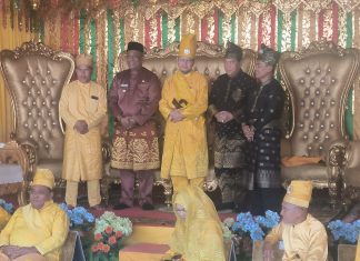 Hadiri Penabalan Raja Luhak Rambah, Bupati Anton : Adat Bersendikan Syarak, Syarak Bersendikan Kitabullah