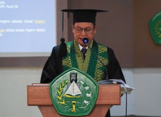Dari Harapan Menjadi Kehormatan, UNILAK Kukuhkan Prof. Dr. Ardiansah sebagai Guru Besar Hukum Konstitusi