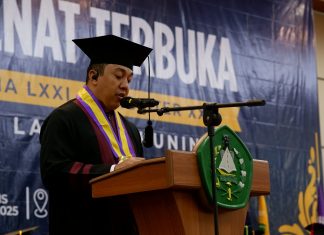 Bukan Sekadar Gelar, Kapolresta Pekanbaru Serukan Pengabdian Bagi Bangsa di Wisuda UNILAK
