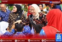 Ribuan Anak di Rohul Ikuti Gebyar PAUD dan Lomba Membatik