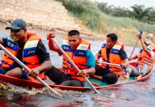 Dukung Kegiatan Pacu Sampan di Desa Balai Pungut, PHR Hadir Ditengah Masyarakat