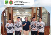 PGRI Rokan Hulu Silaturahim dengan Bupati Rokan Hulu, Anton, S.T., M.M., Siap Nyatakan Hadir di Hari Guru/HUT PGRI ke-80 di Sontang, Kecamatan Bonai Darussalam