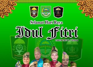 Hulubalang Lembaga Adat Melayu Riau (LAMR) Rokan Hulu Mengucapkan Selamat Hari Raya Idul Fitri 1447 H/2026 M