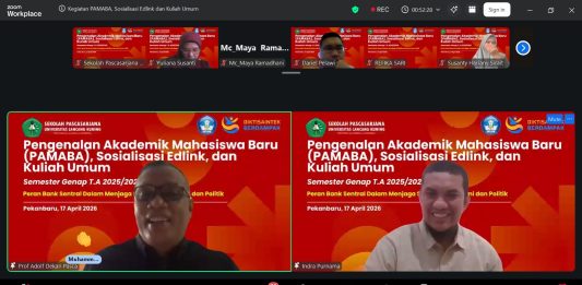 Sambut PAMABA, 260 Mahasiswa Baru Pascasarjana Unilak Bedah Stabilitas Ekonomi dan Politik Bersama Bank Indonesia