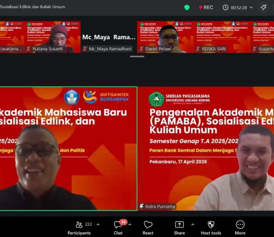 Sambut PAMABA, 260 Mahasiswa Baru Pascasarjana Unilak Bedah Stabilitas Ekonomi dan Politik Bersama Bank Indonesia