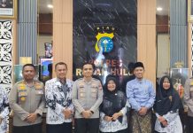 Silaturahmi PGRI Rokan Hulu Bersama Kapolres Rokan Hulu Bahas Perlindungan Guru dan Rencana MoU
