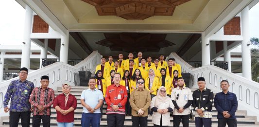 Pembukaan KBM Fakultas Hukum Universitas Lancang Kuning di Kecamatan Mempura, Mahasiswa Siap Mengabdi untuk Masyarakat