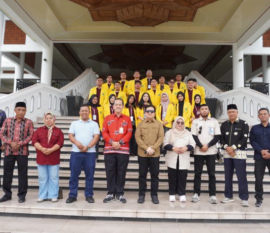 Pembukaan KBM Fakultas Hukum Universitas Lancang Kuning di Kecamatan Mempura, Mahasiswa Siap Mengabdi untuk Masyarakat