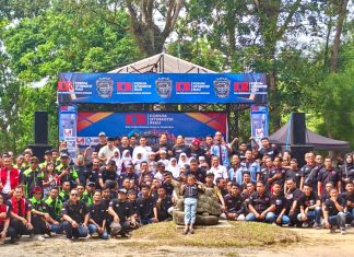 Semarak Kopdargab ke-9 Forum Otomotif Riau di Pekanbaru