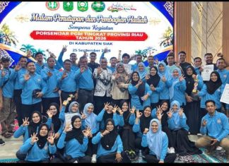 PGRI Rokan Hulu Meraih 2 Emas, 2 Perak dalam PORSENIJAR PGRI Provinsi Riau Tahun 2026 di Siak