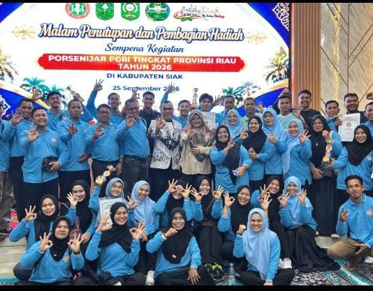 PGRI Rokan Hulu Meraih 2 Emas, 2 Perak dalam PORSENIJAR PGRI Provinsi Riau Tahun 2026 di Siak